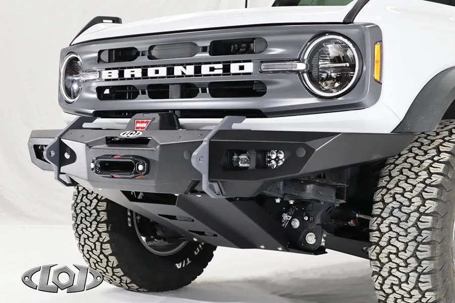 2021 Ford Bronco LOD Offroad Black Ops Full-Width Winch Front Bumper
