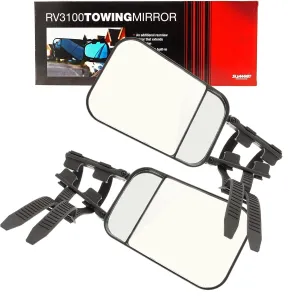2x Summit Caravan Towing Mirrors