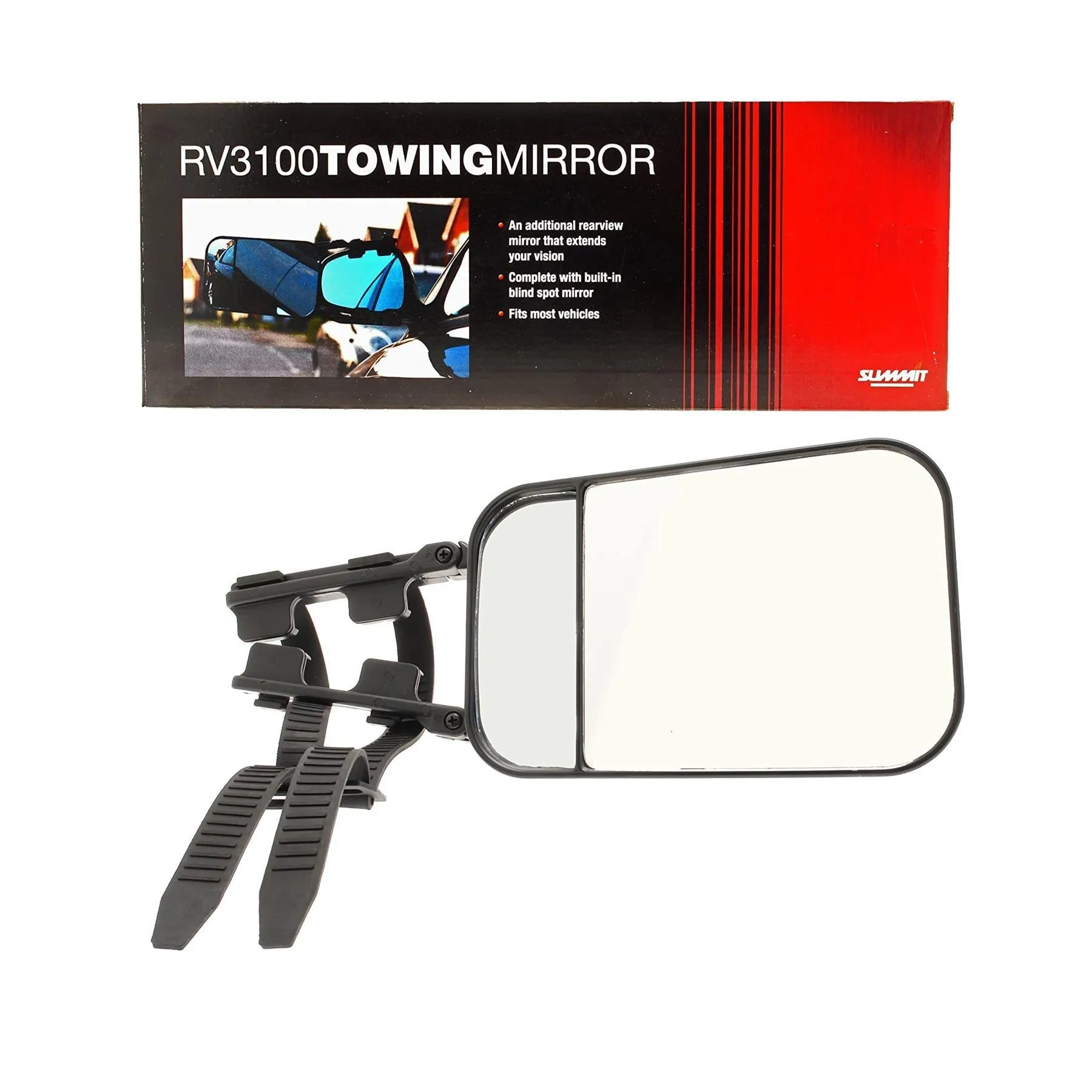 2x Summit Caravan Towing Mirrors