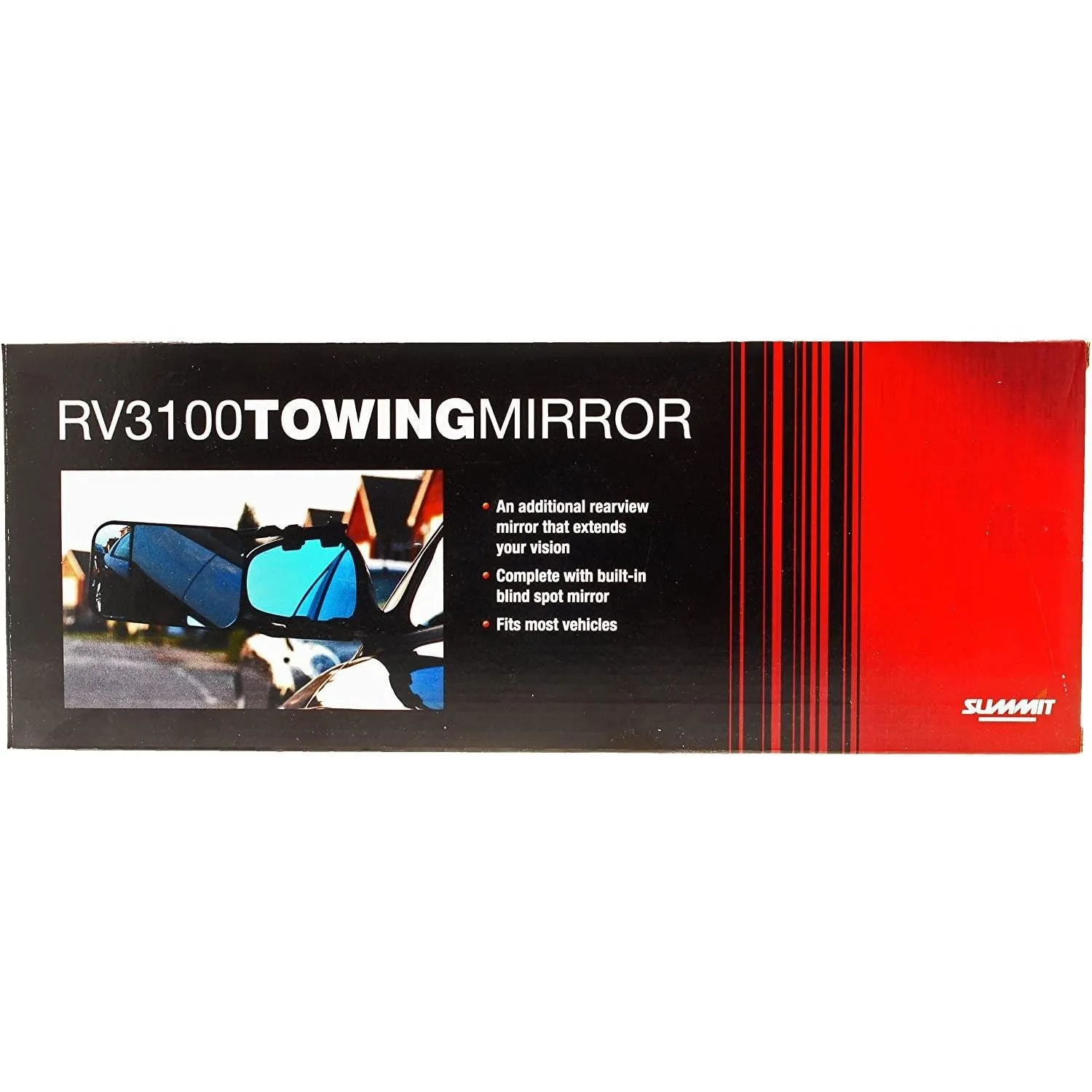 2x Summit Caravan Towing Mirrors