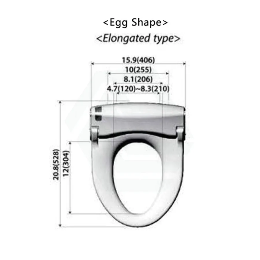 496/528x406x145mm Intelligent Electric Toilet Cover Seat with Auto Washer and Air Dryer for toilet