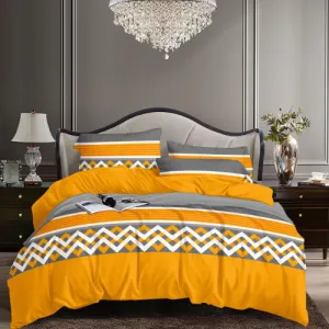 6 Pcs Bedding Set With Duvet Covers, Bedsheet &  Pillow Case