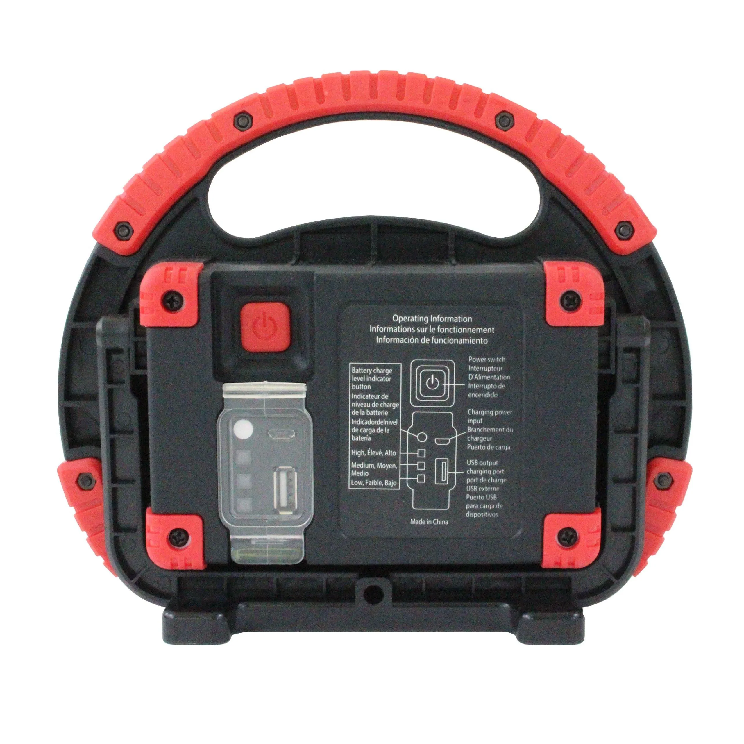 6W Rechargeable LED Work Light in Red