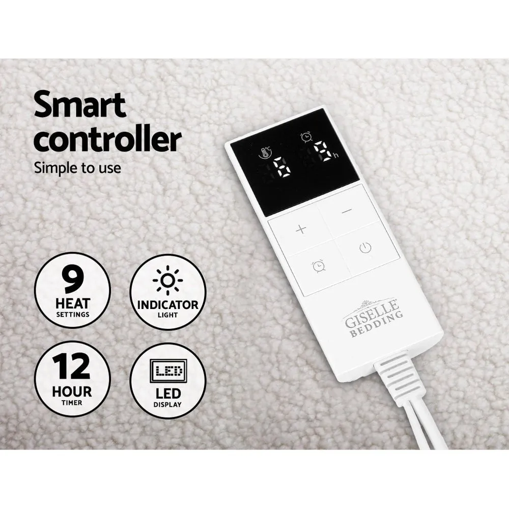 9 Setting Fully Fitted Electric Blanket - Single