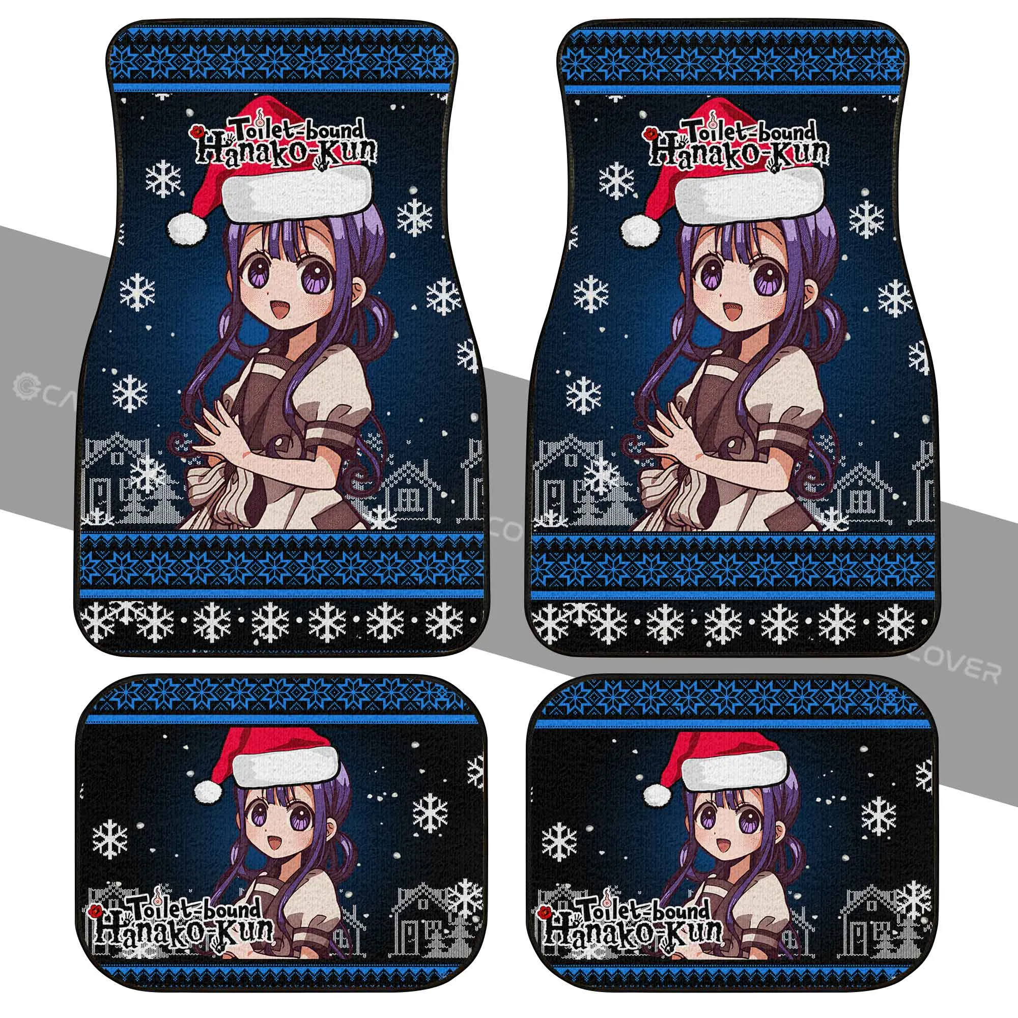 Akane Aoi Toilet-Bound Hanako-kun Car Floor Mats Custom Anime Christmas Car Accessories