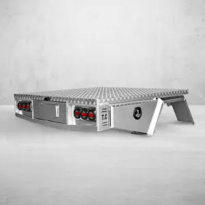 Aluminium Tray 2100mm No Headboard - Alloy