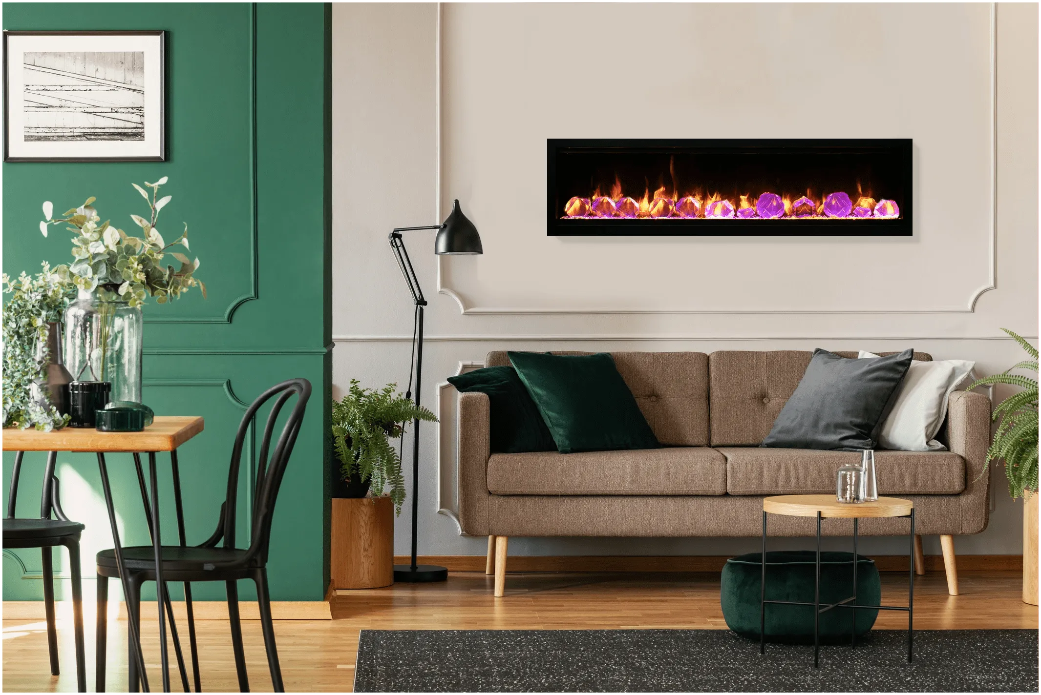 Amantii Symmetry Lumina 34 Built-In Electric Fireplace