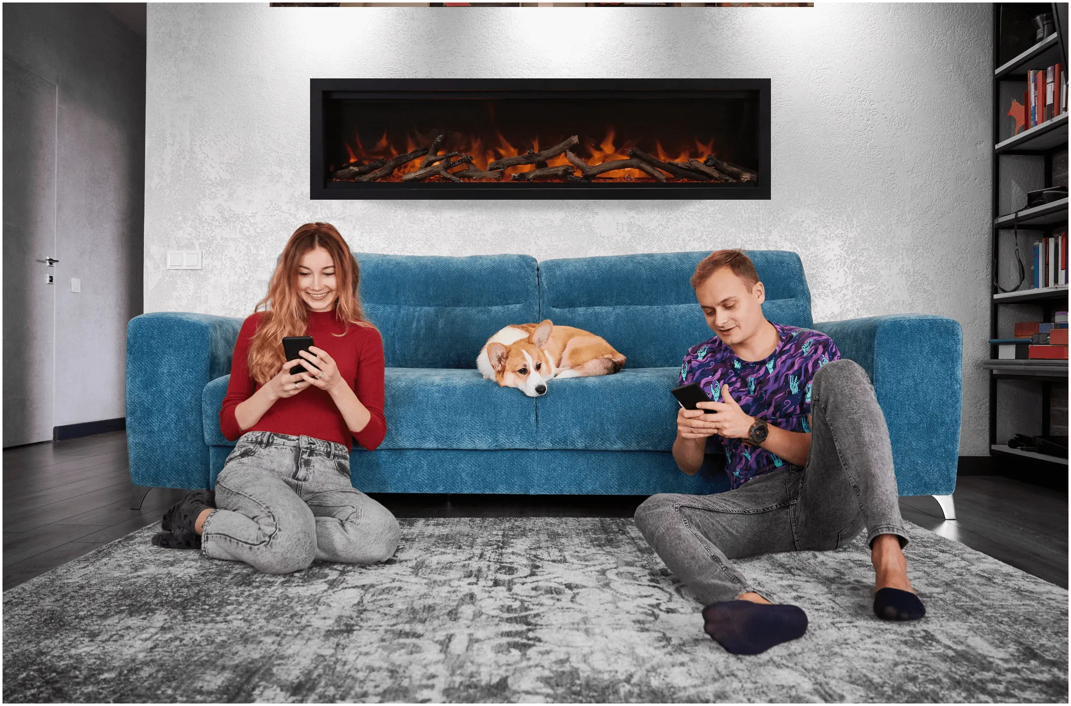 Amantii Symmetry Lumina 34 Built-In Electric Fireplace