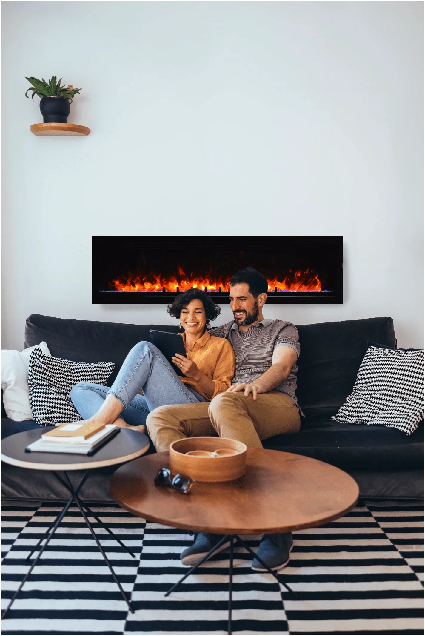 Amantii Symmetry Lumina 34 Built-In Electric Fireplace