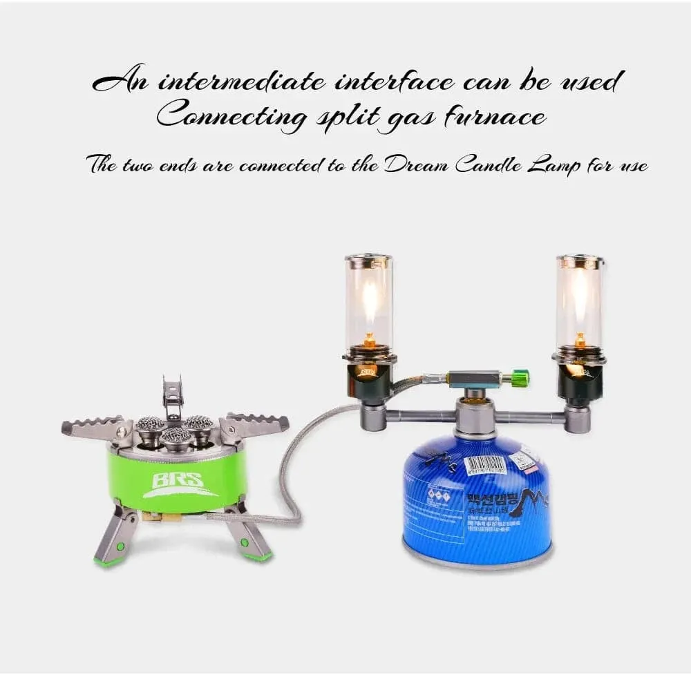 BRS-17K Camping Three-in-one Converter Gas Tank Adapter Canister Bottle Connector Conversion Device for Outdoor Camping Pic