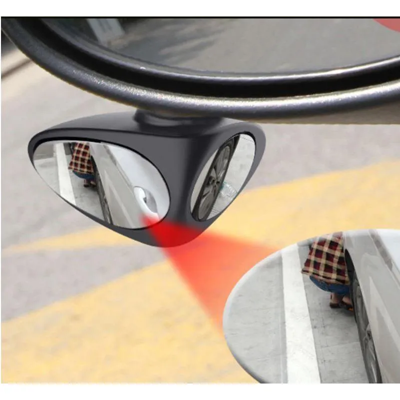 Car Blind Spot Mirror 360 Degree Car Rear View Zone Rotatable