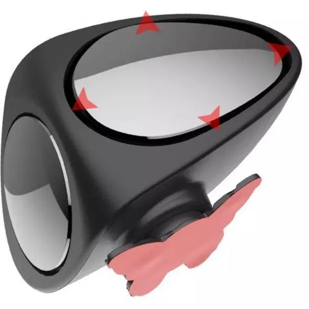 Car Blind Spot Mirror 360 Degree Car Rear View Zone Rotatable