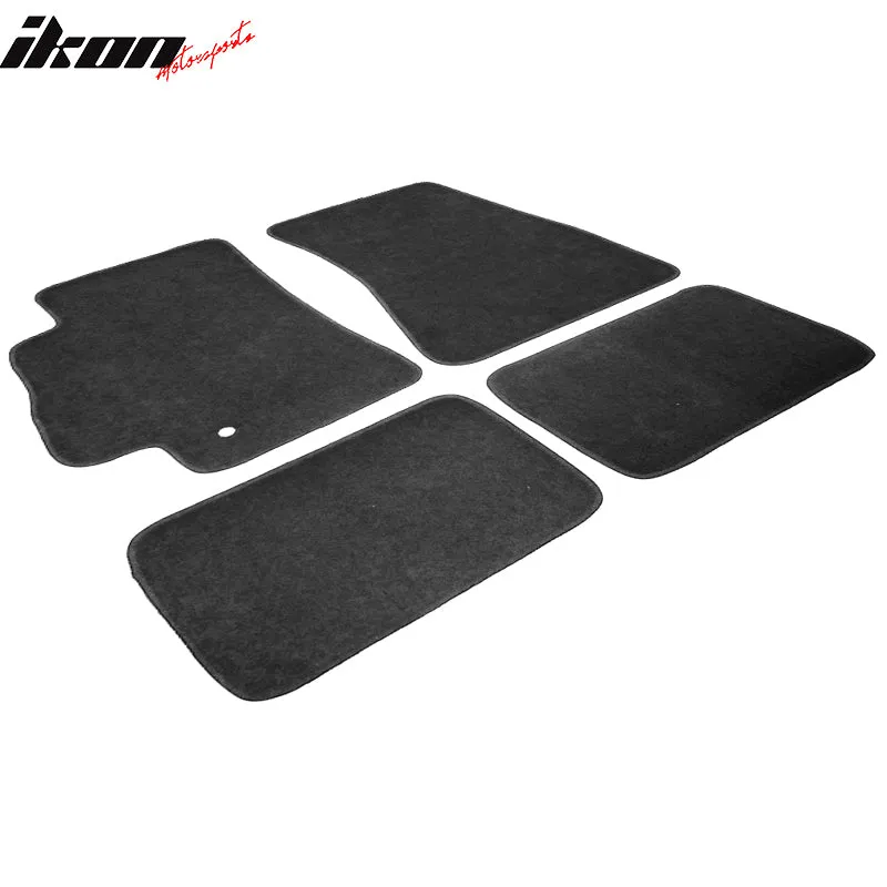 Car Floor Mat for 1993-1998 Toyota Supra Black Carpets Nylon 4 PCS
