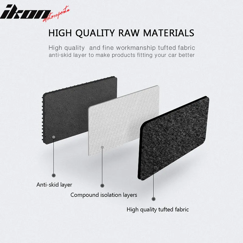 Car Floor Mat for 1993-1998 Toyota Supra Black Carpets Nylon 4 PCS