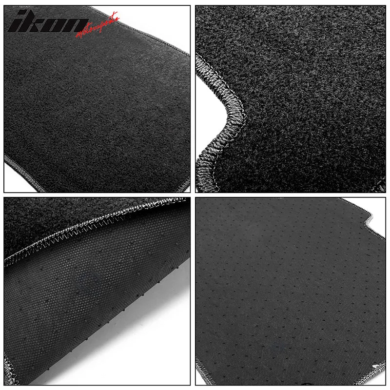 Car Floor Mat for 2003-2012 Mercedes SL Black Anti Slip  Nylon 2PCS