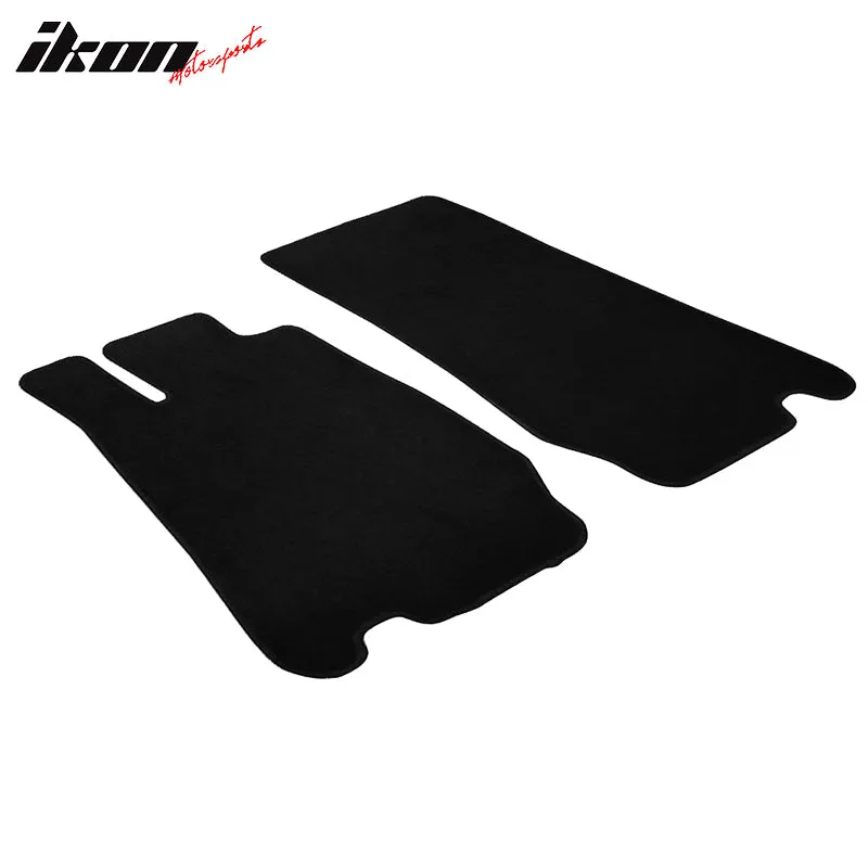 Car Floor Mat for 2003-2012 Mercedes SL Black Anti Slip  Nylon 2PCS
