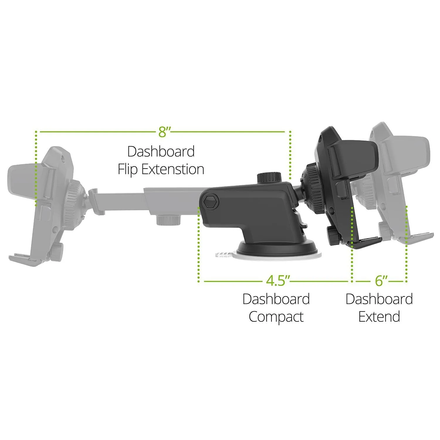 Car Phone Holder Our Best! An Adjustable Mount To Safely Distance Your Calls Whille Driving