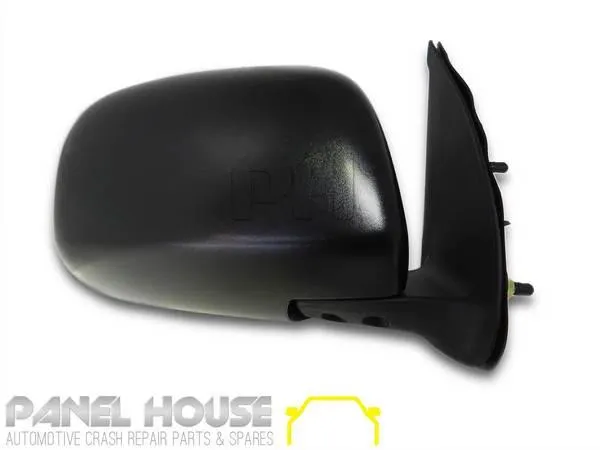 Door Mirror PAIR Black Manual Fits Toyota HILUX Ute GGN KUN TGN 05-11