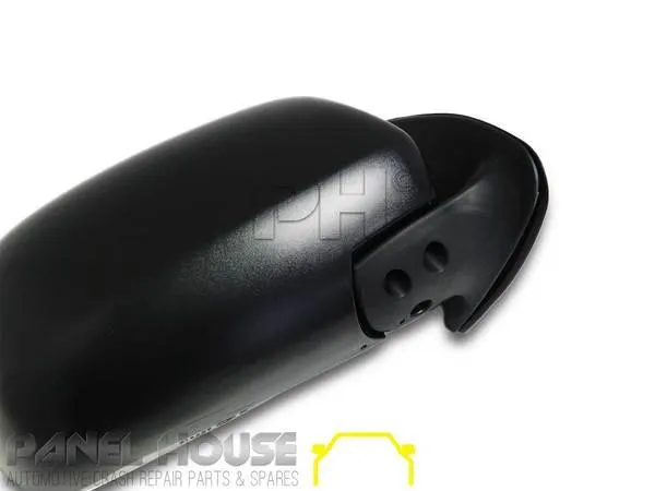 Door Mirror PAIR Black Manual Fits Toyota HILUX Ute GGN KUN TGN 05-11