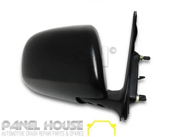 Door Mirror PAIR Black Manual Fits Toyota HILUX Ute GGN KUN TGN 05-11