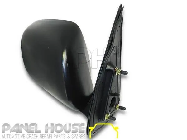 Door Mirror PAIR Black Manual Fits Toyota HILUX Ute GGN KUN TGN 05-11