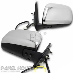 Door Mirror PAIR Power Electric Fits Toyota Hilux 2005 - 06-2010