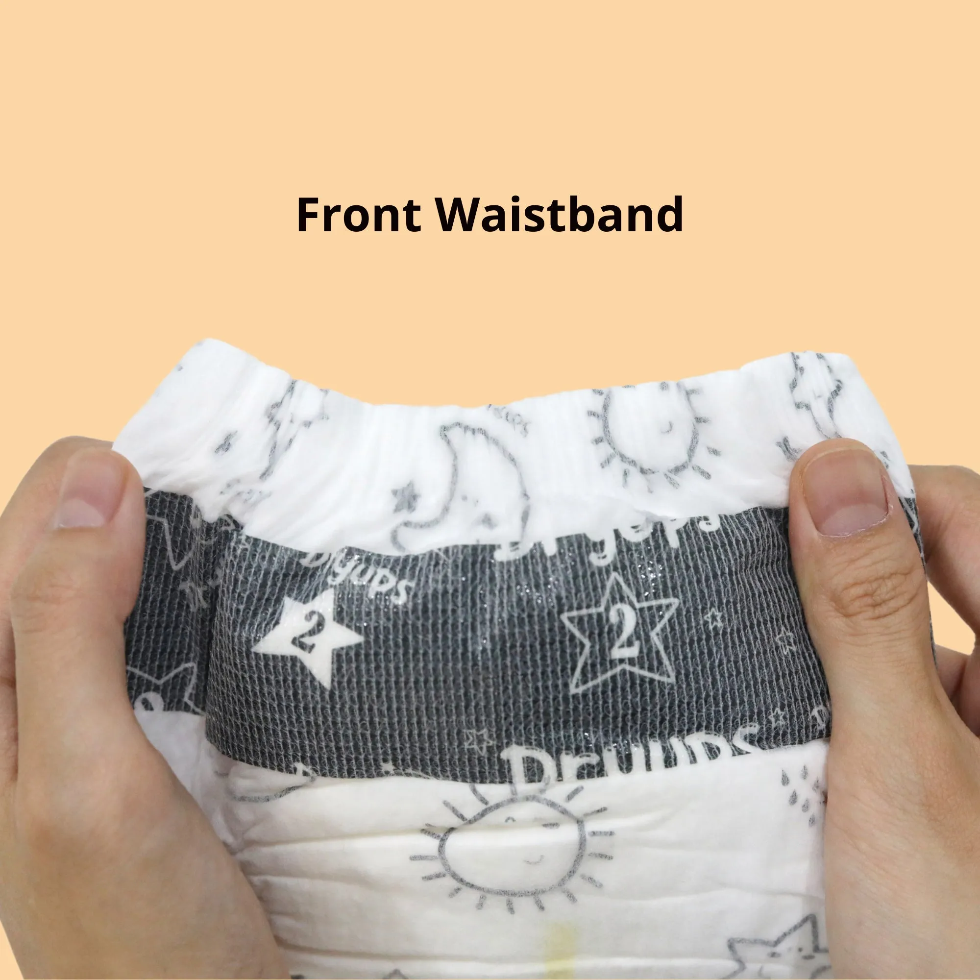 Dryups Premium Nappies Unisex Size 2 Infant (4-8kg)