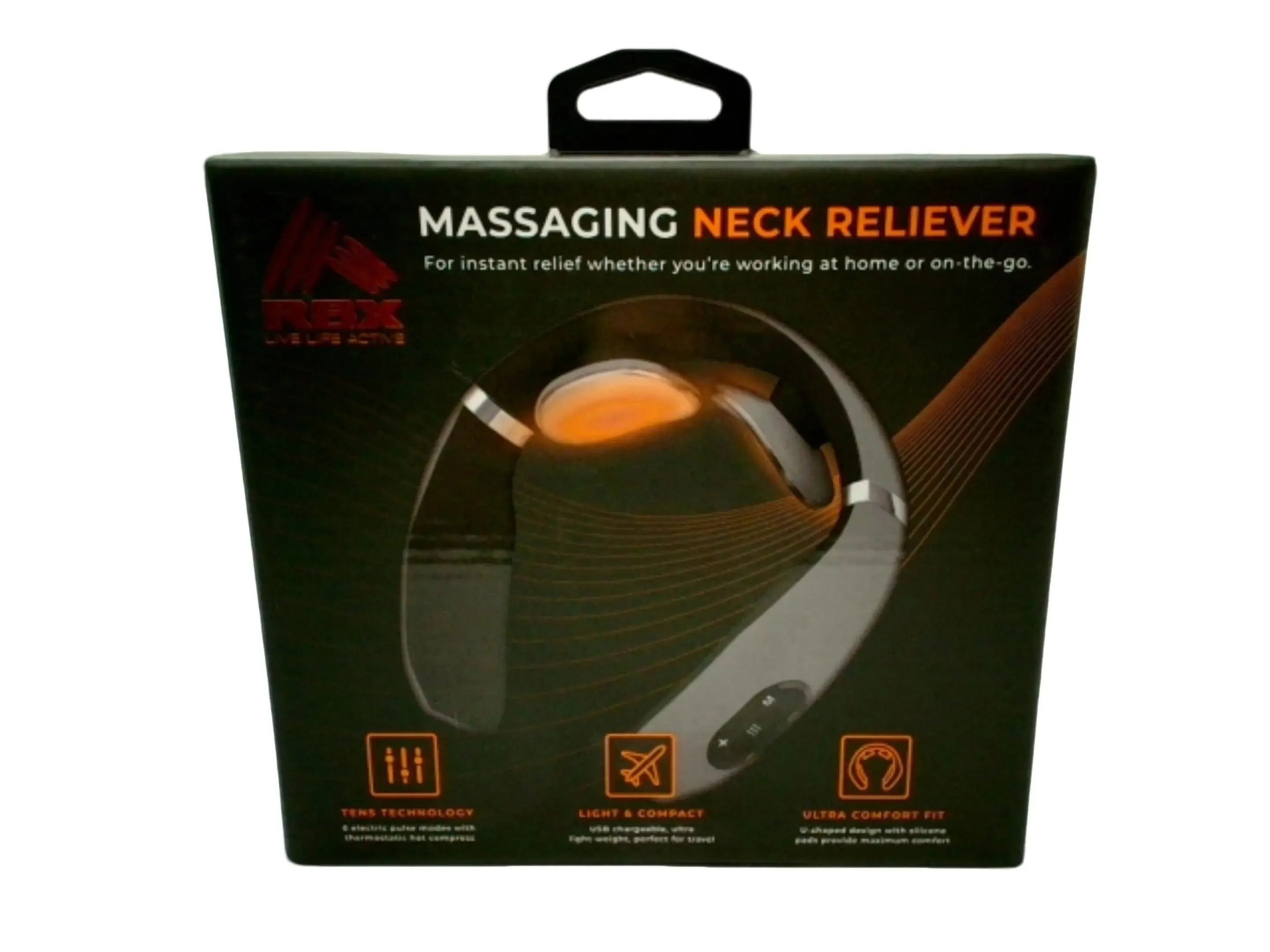 Electric Neck Massager with Heat Therapy - 6 Massage Modes