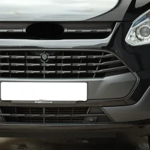 For Ford Transit Custom Front Grille Trims Matte Black Front Styling (7Pcs) 2012 - 2018 MK1 Painted and Ready to Fit