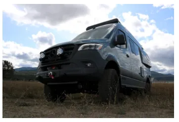 FRONT WINCH MOUNT WITH INCLUDED TOW HOOKS - SPRINTER (2019 ) BY VAN COMPASS