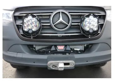 FRONT WINCH MOUNT WITH INCLUDED TOW HOOKS - SPRINTER (2019 ) BY VAN COMPASS