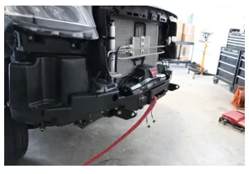 FRONT WINCH MOUNT WITH INCLUDED TOW HOOKS - SPRINTER (2019 ) BY VAN COMPASS