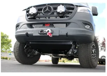 FRONT WINCH MOUNT WITH INCLUDED TOW HOOKS - SPRINTER (2019 ) BY VAN COMPASS