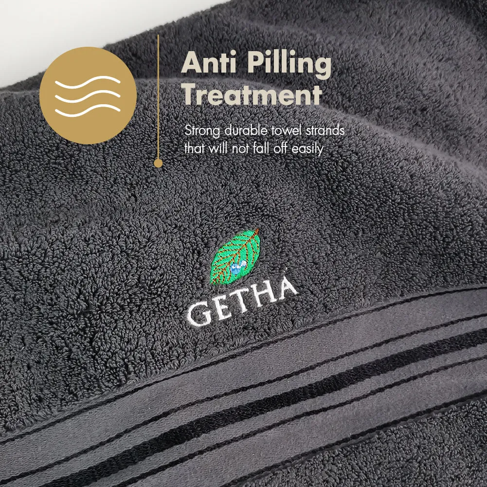 Getha Lux Towel - Dark Grey