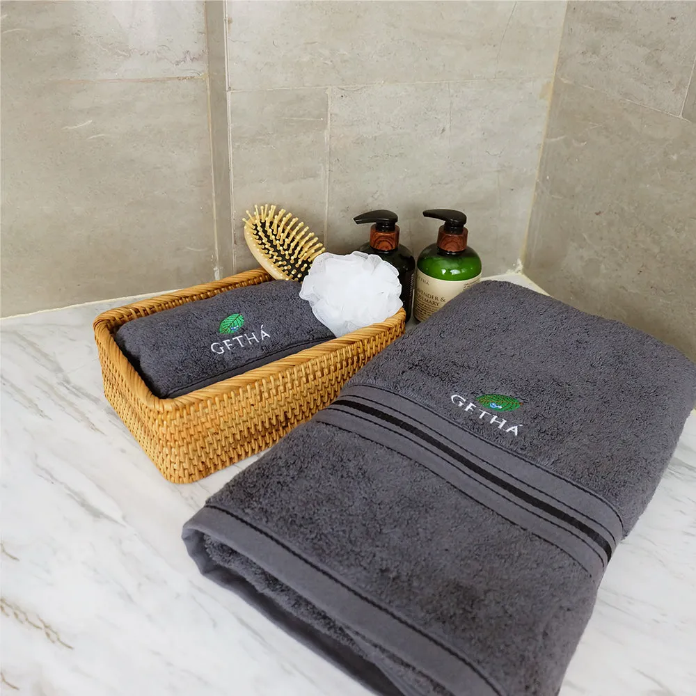 Getha Lux Towel - Dark Grey