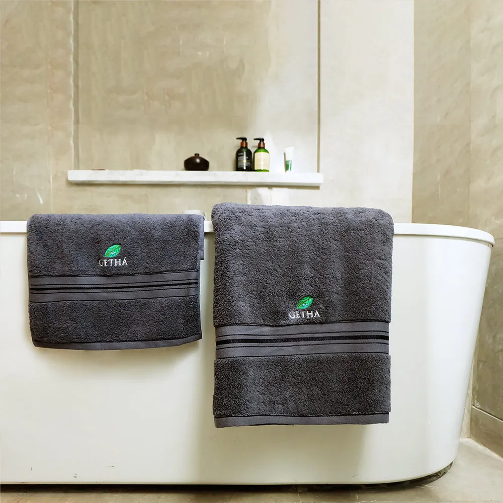Getha Lux Towel - Dark Grey
