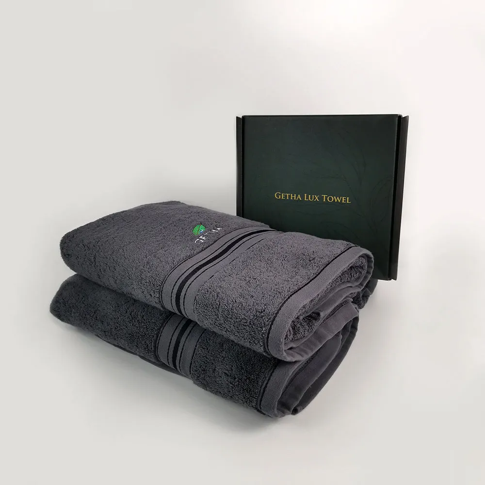 Getha Lux Towel - Dark Grey