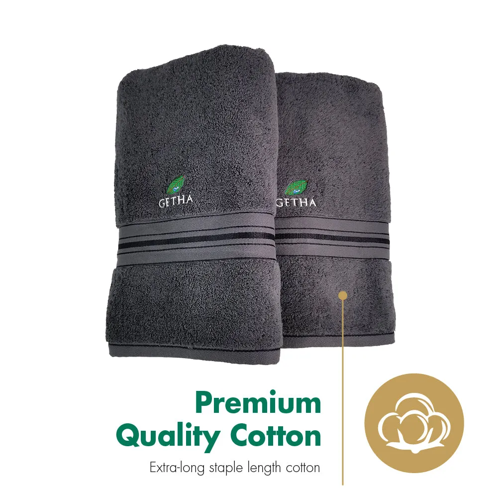 Getha Lux Towel - Dark Grey