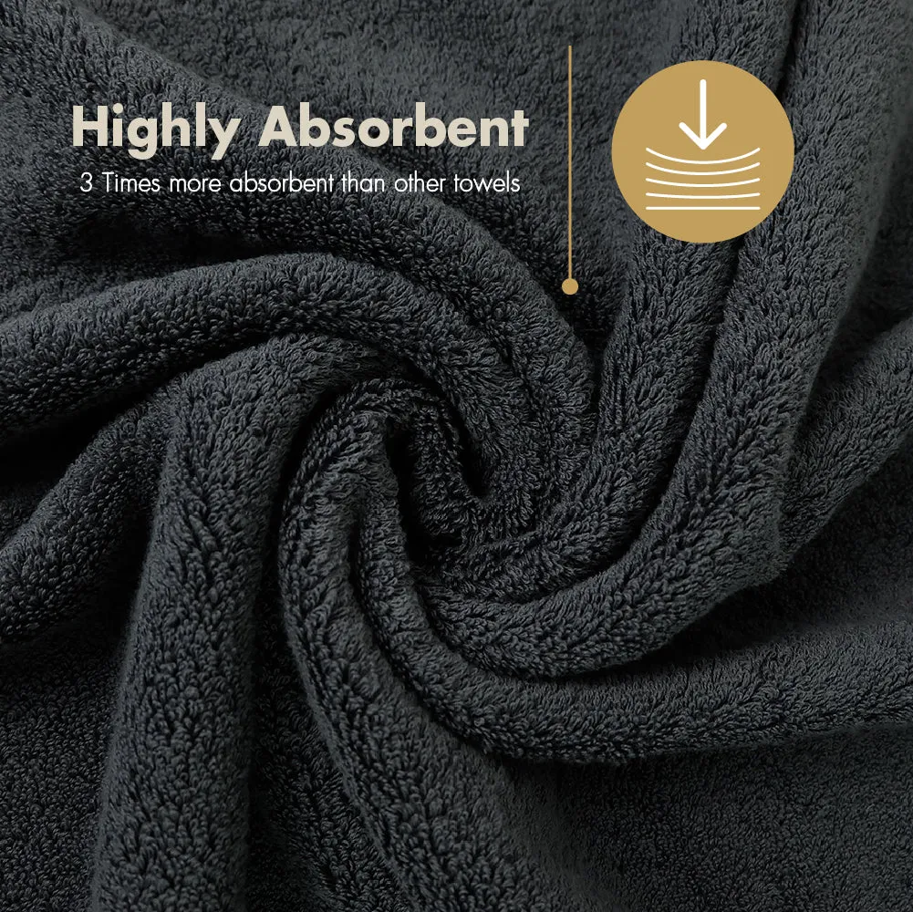 Getha Lux Towel - Dark Grey