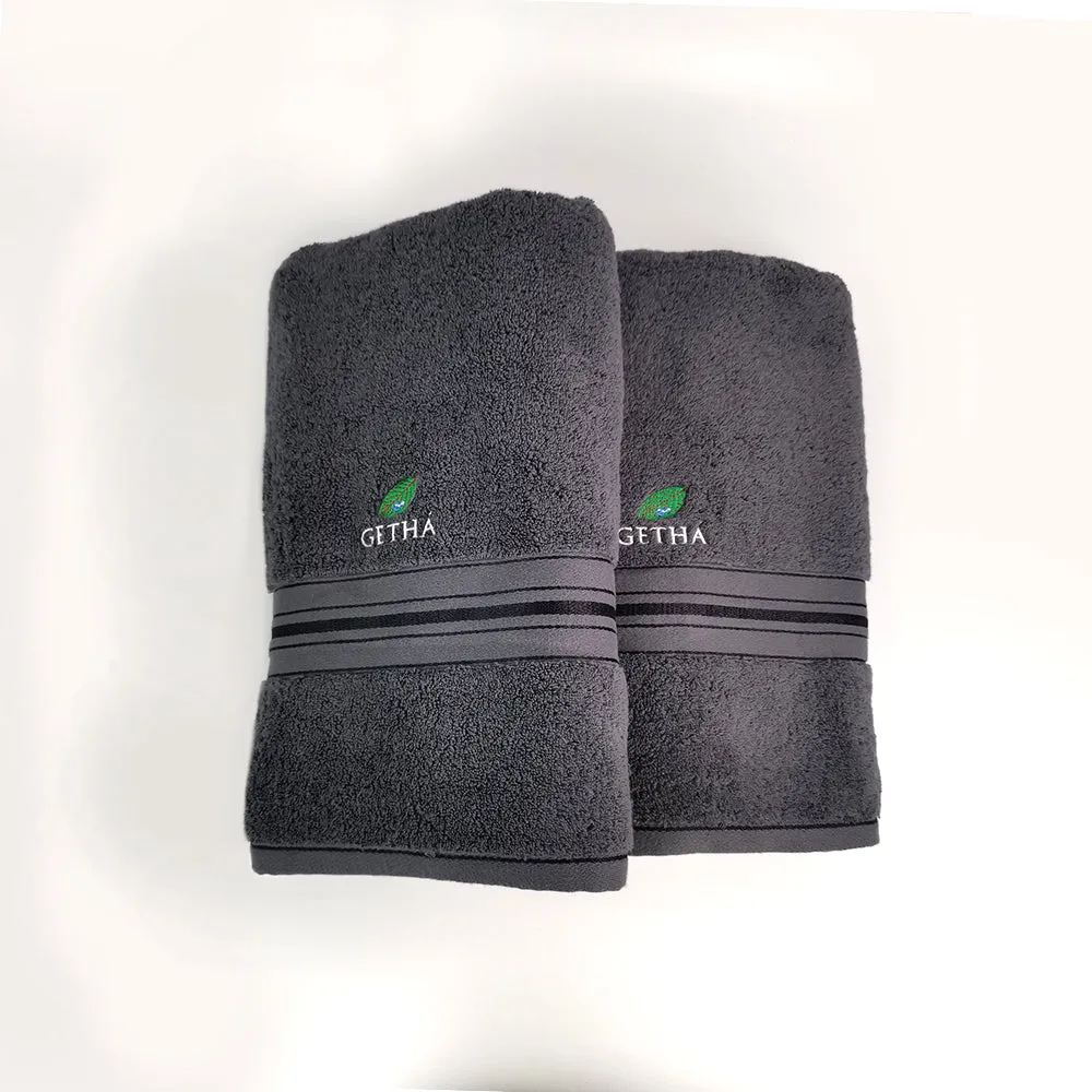 Getha Lux Towel - Dark Grey