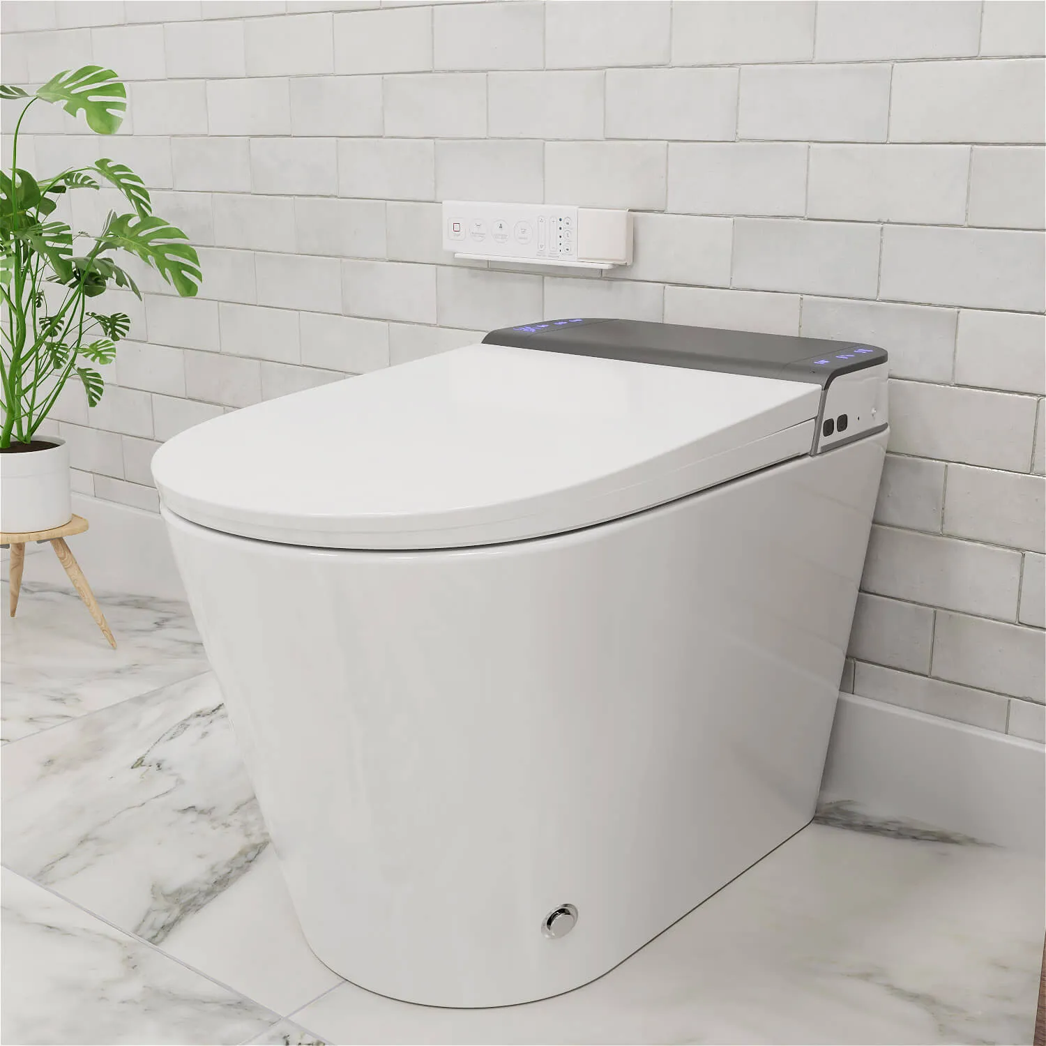 GIVINGTREE Smart Toilet with Bidet Built in, Heated Seat, Automatic Flush, Night Light