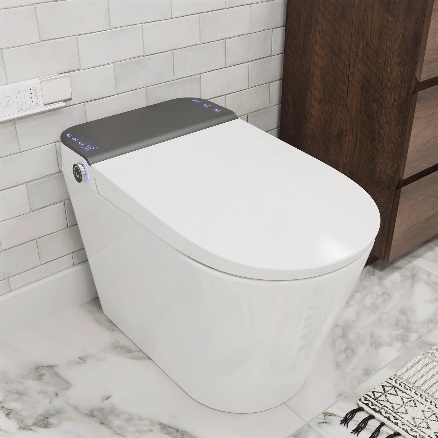 GIVINGTREE Smart Toilet with Bidet Built in, Heated Seat, Automatic Flush, Night Light