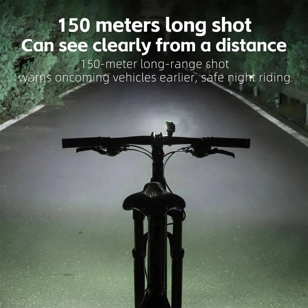 High Brightness Aluminum Alloy Bicycle Light 250 Lumen USB Rechargeable Bike Light Light Sensing Road Bike Cycling Safety Lamp