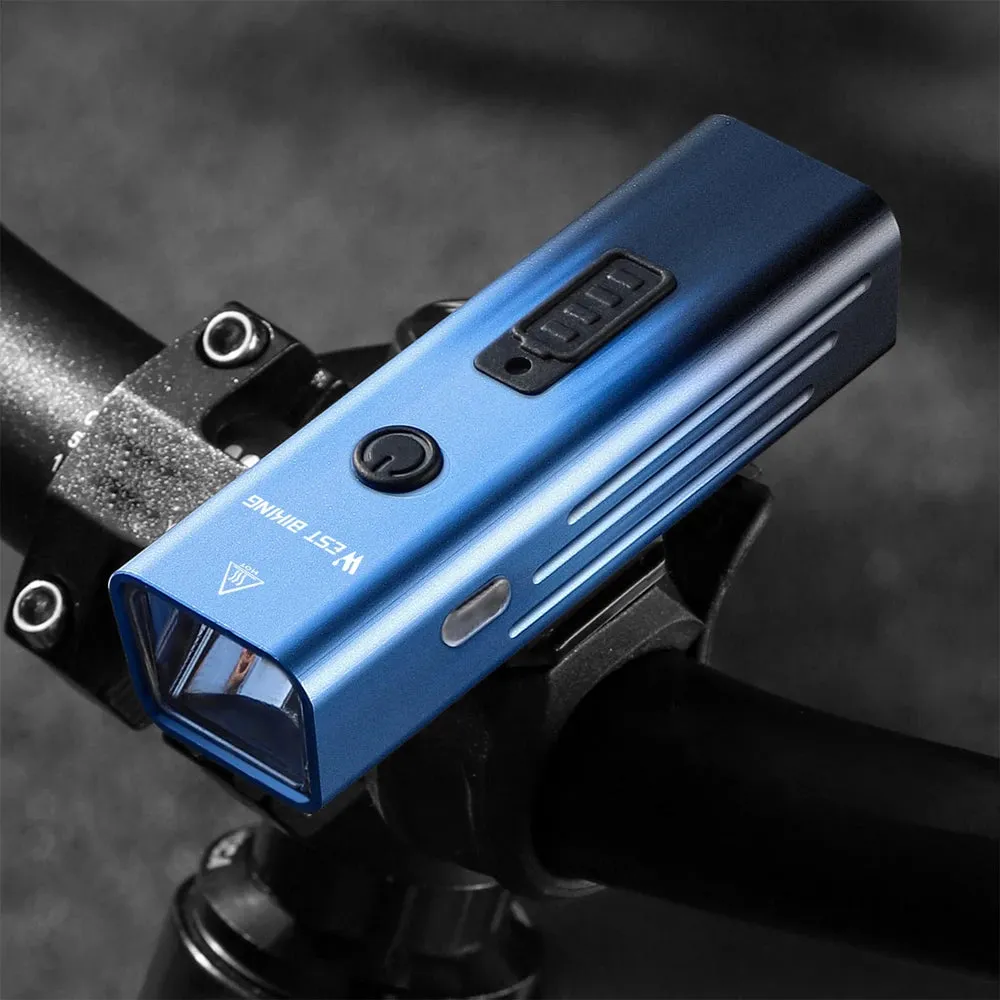 High Brightness Aluminum Alloy Bicycle Light 250 Lumen USB Rechargeable Bike Light Light Sensing Road Bike Cycling Safety Lamp