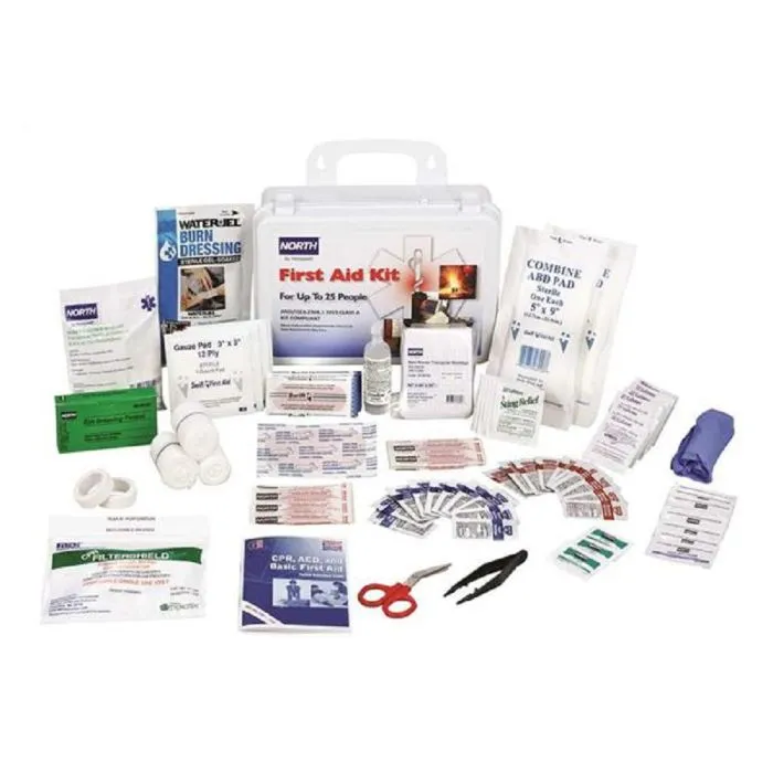 Honeywell FAK25PL-CLSA White Plastic Portable 25 Person First Aid Kit, 1 Each