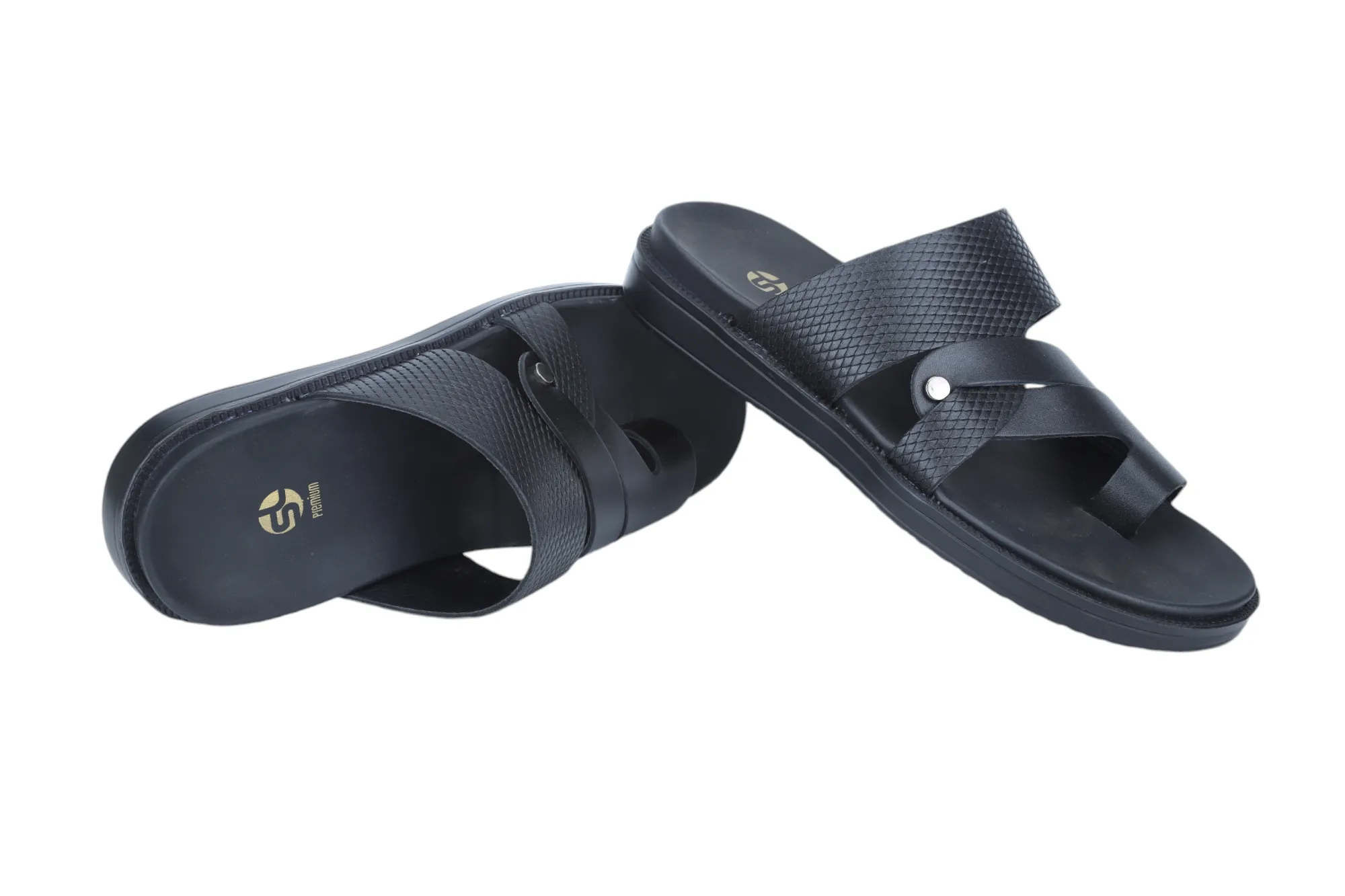 Mens Premium Leather Chappal 93216