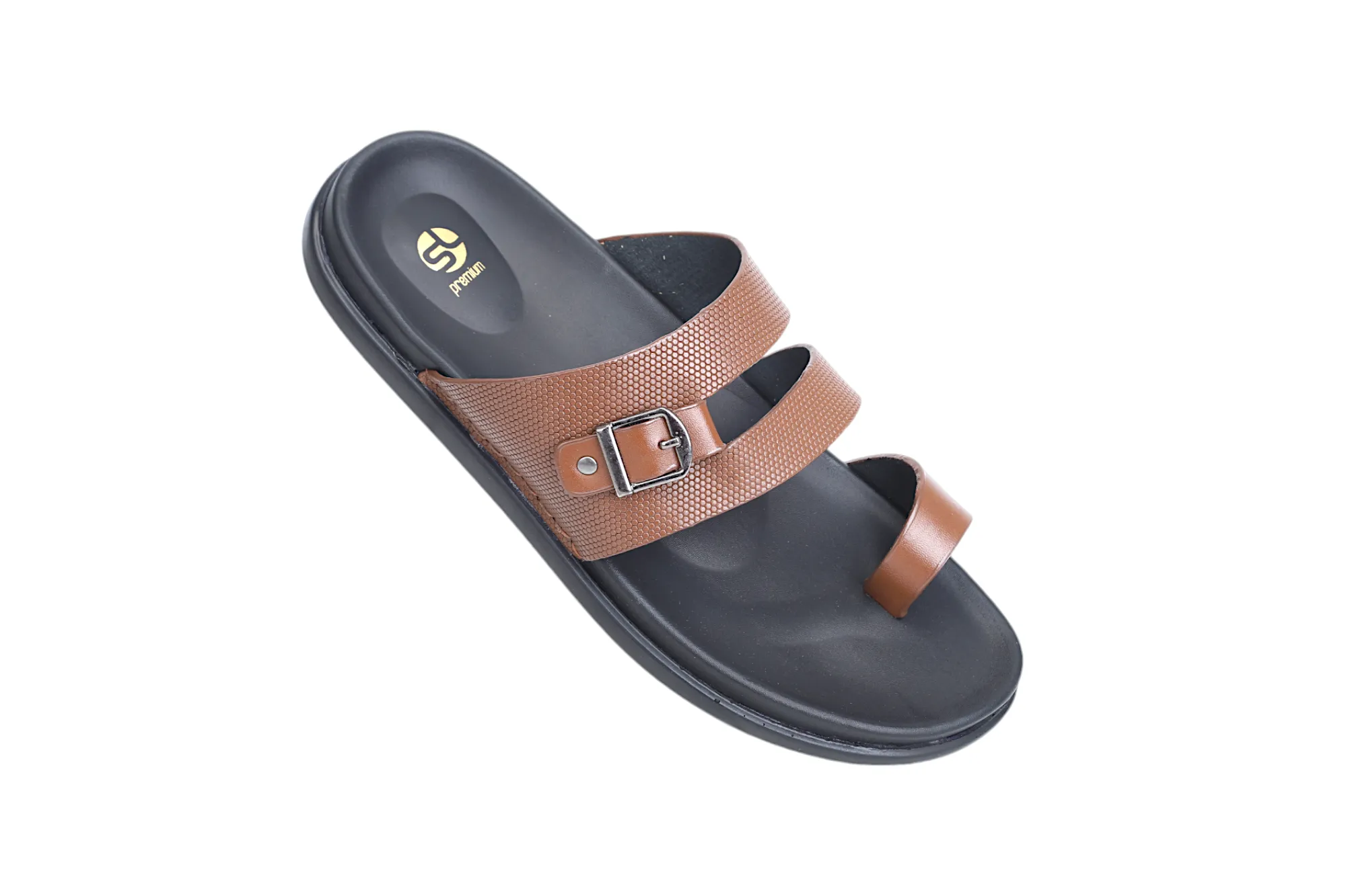 Mens Premium Leather Chappal 93221