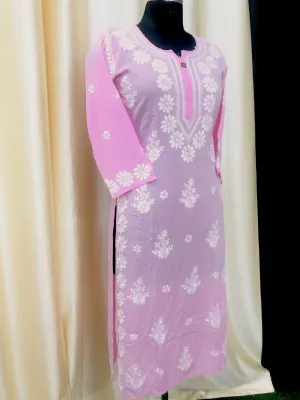 Modal Chikankari kurti