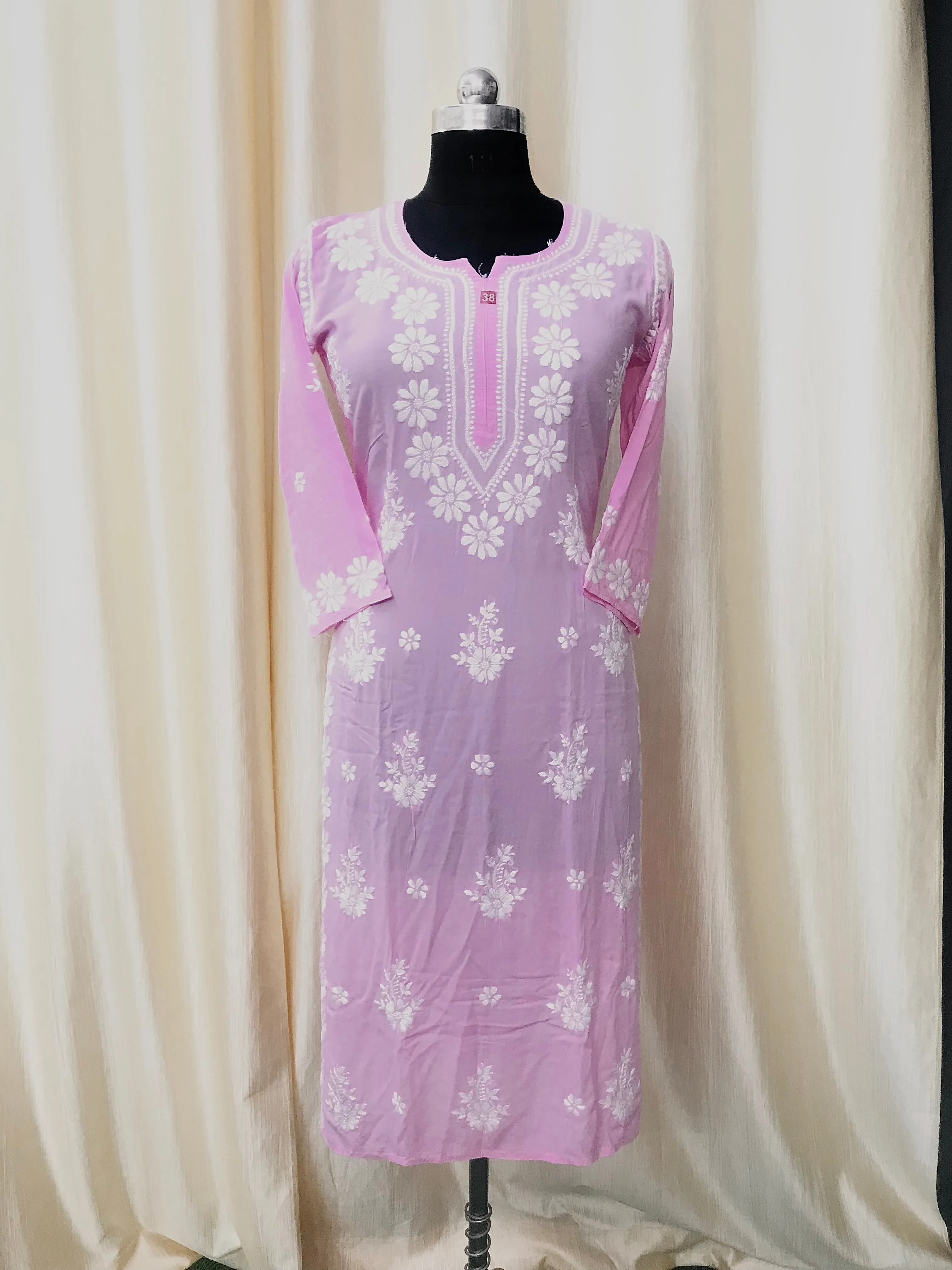 Modal Chikankari kurti