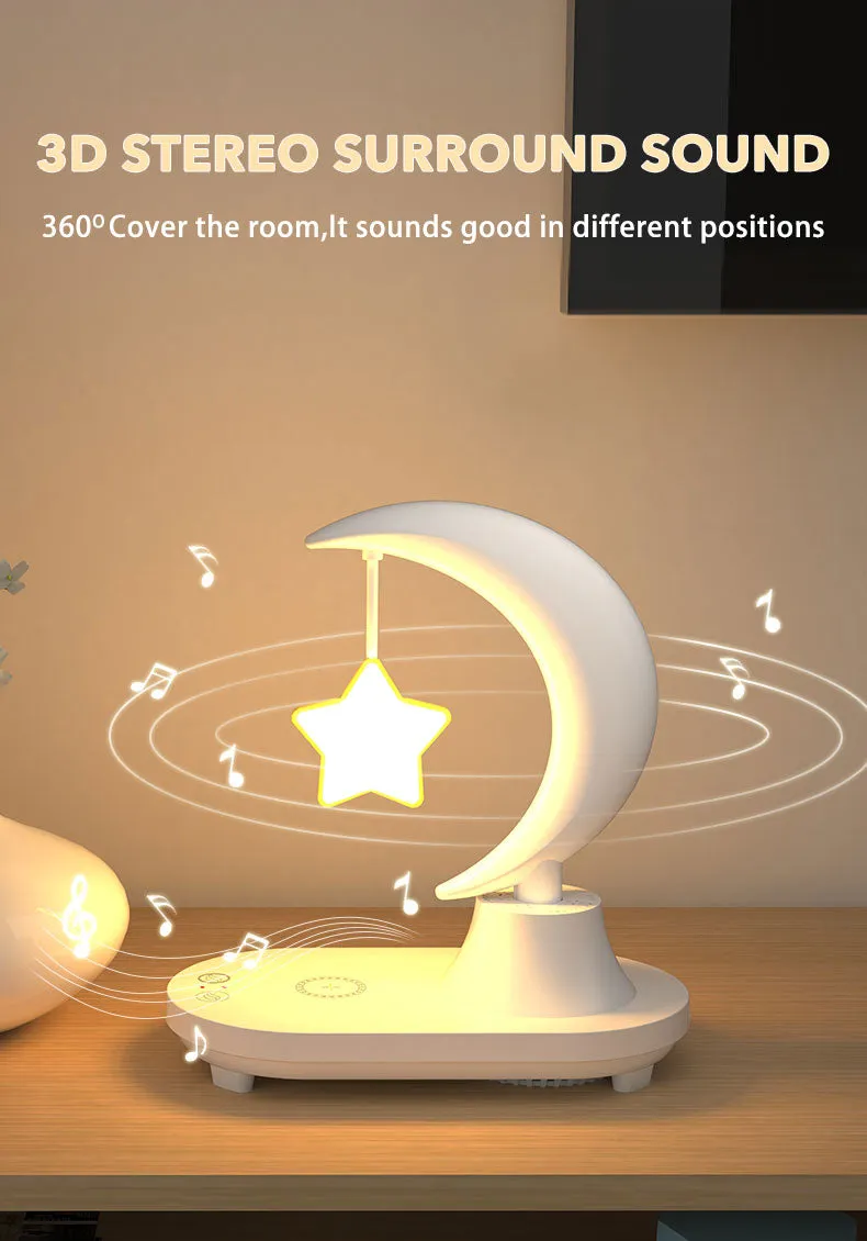 Moon Star Wireless Charging Night Lamp